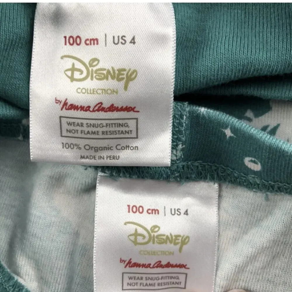Hanna Andersson Little Mermaid PJ Set Size 4